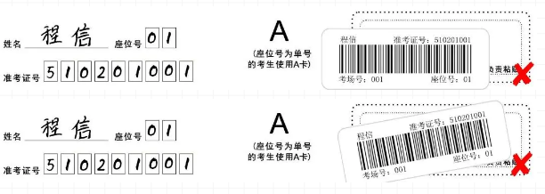 答題卡錯誤粘貼條形碼 答題卡錯誤粘貼條形碼