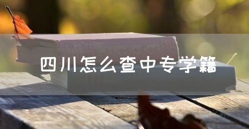 四川怎么查中專學(xué)籍？(圖1)