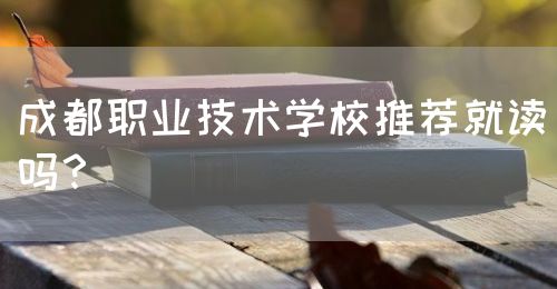 成都職業(yè)技術學校推薦就讀嗎？(圖1)
