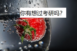 你有想過考研嗎？