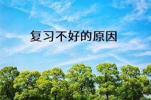 復習不好的原因
