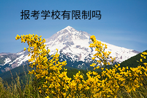 報考學(xué)校有限制嗎