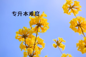 專升本難度