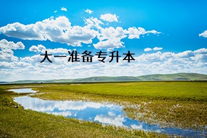 大一準備專升本