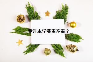 專(zhuān)升本學(xué)費(fèi)貴不貴？